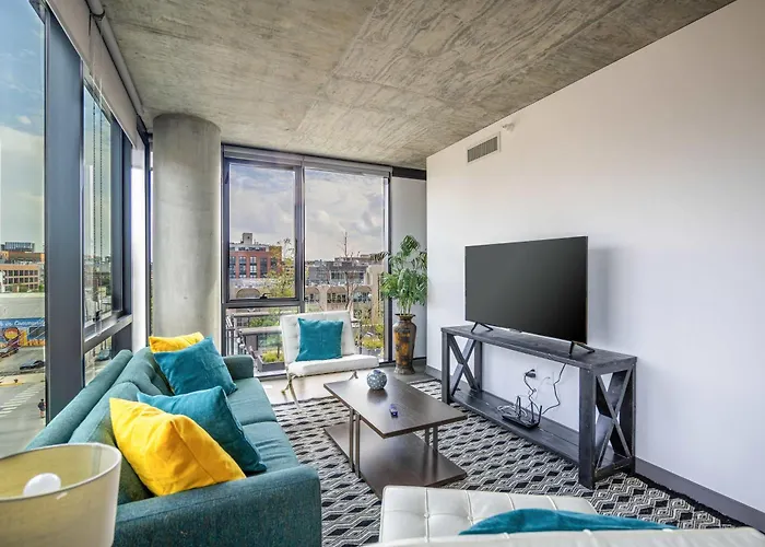 Appartamento New Sleek 2br - Perfect Blend Of Comfort & Style In Chicago